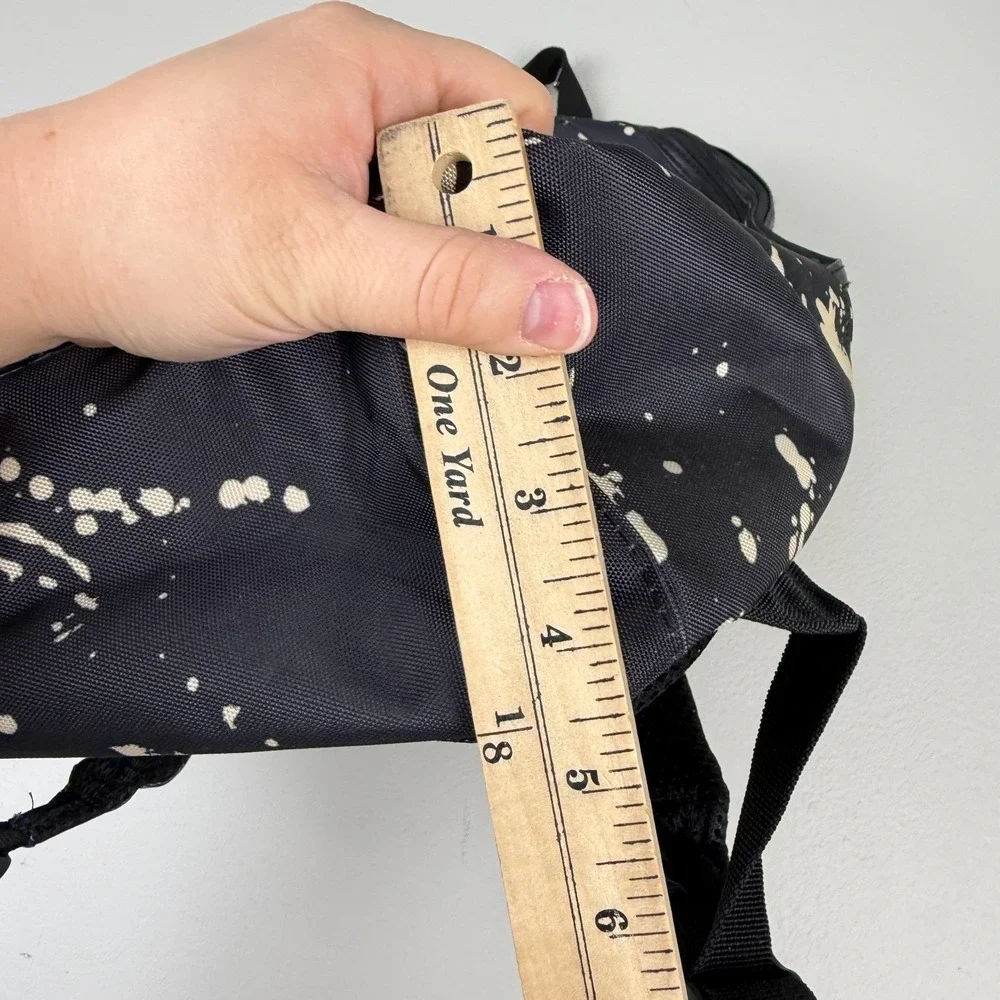 Fall Out Boy Backpack Black Paint Splatter Mania Adjustable Straps Young Menace